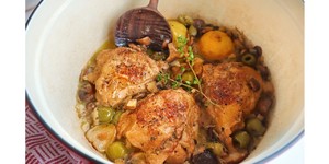 Healthy Recipe Series｜lemon Olive Mushroom Stewed Chicken recipe