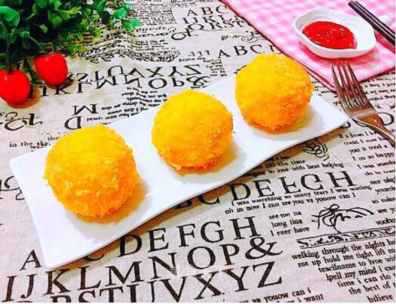 Cheese Fried Rice Ball recipe