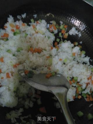 #妈妈的味# Home Cooked Egg Fried Rice recipe