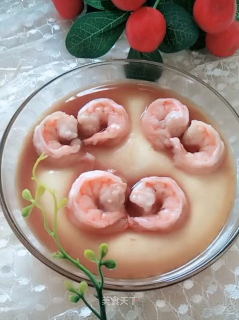 Shrimp Steamed Egg recipe