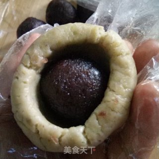 Chinese Pastry One Red Bean Sauce Broad Bean Cake recipe