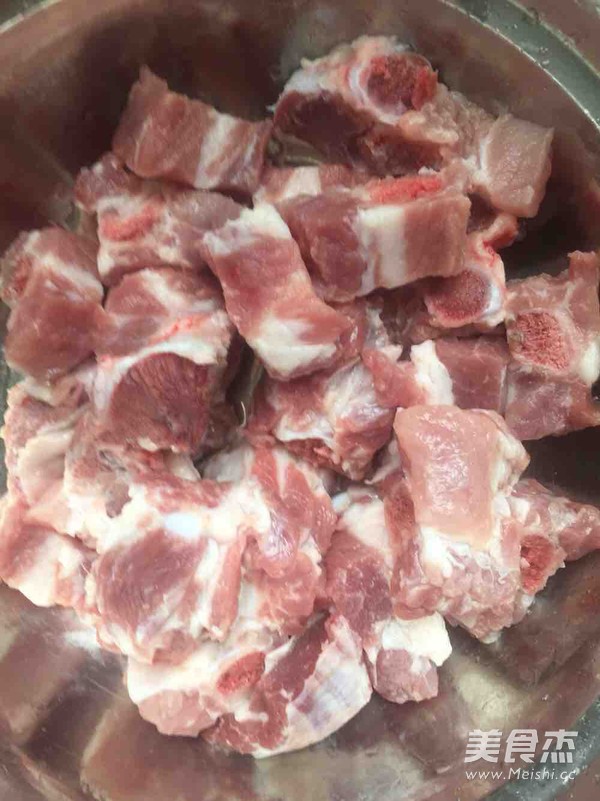 Chayote Braised Pork Ribs recipe