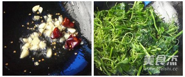 Garlic Loofah Seedlings recipe