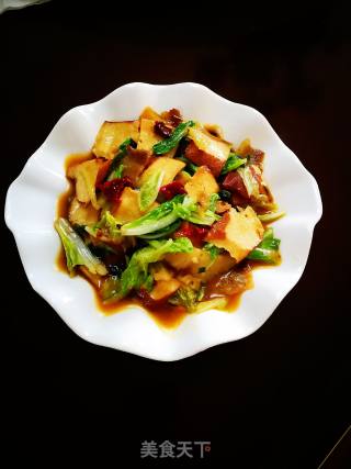 Stir-fried Tofu with Cabbage recipe