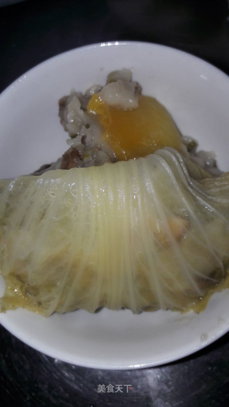 One-pot Papaya Stuffed and Cabbage Rolls recipe