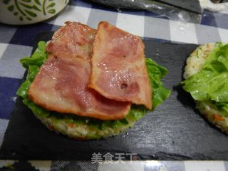 Rice Bacon Burger recipe