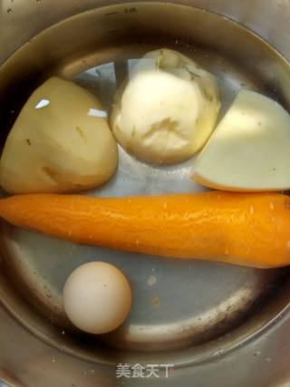 Delicious Salad: Potato Carrot Apple Cucumber Salad recipe