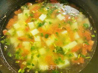 Red and Green Boiled Rice Noodles recipe