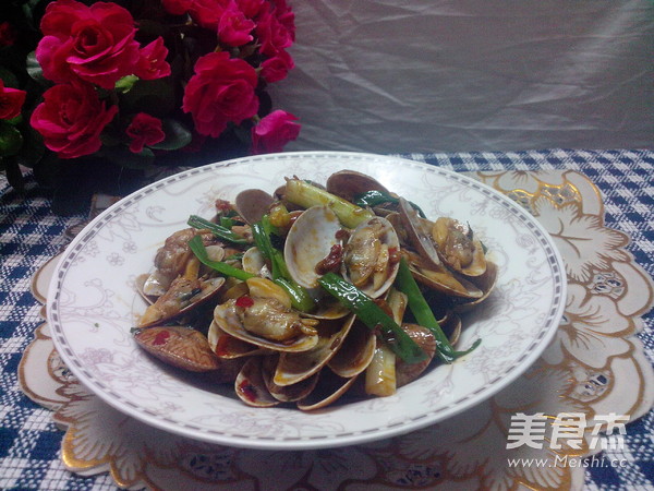 Fried Clams with Green Onions recipe