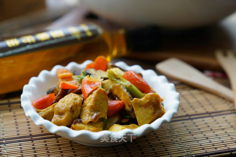 Fish Cake and Mushroom Stir-fry recipe