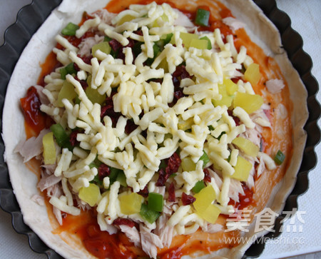 Tuna Thin Bottom Pizza recipe