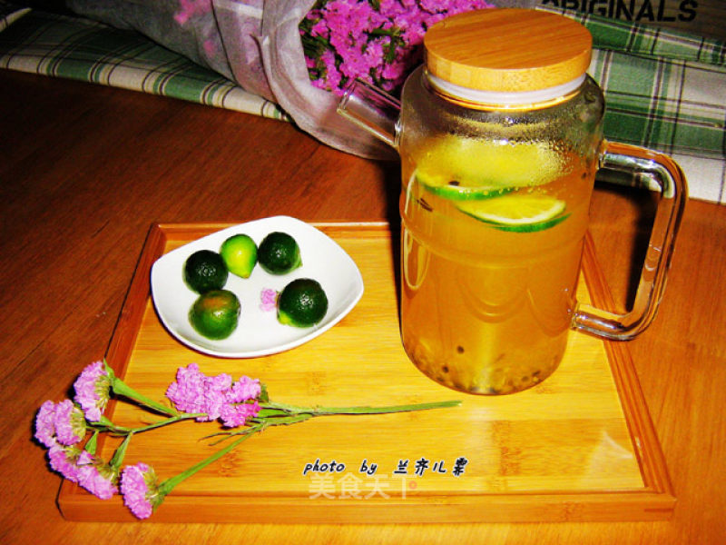 Sweet and Sour---green Orange Passion Fruit Tea recipe