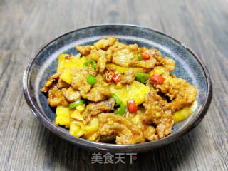 Stir-fried Potatoes with Crispy Pork recipe