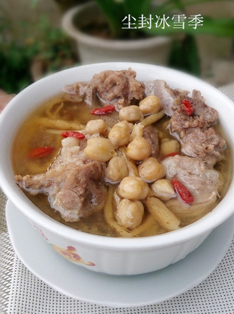 Stewed Pork Ribs with Chickpeas recipe