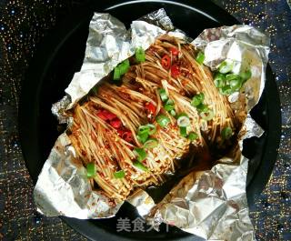 Tin Foil Enoki Mushroom recipe