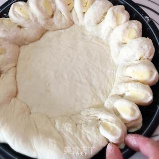 Cheese Heart Chicken and Shrimp Pizza recipe