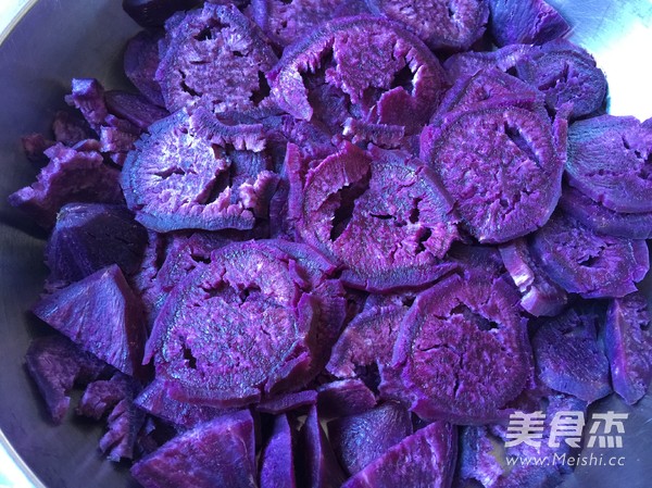 Purple Sweet Potato Filling, Snowy Moon Cake Filling One recipe