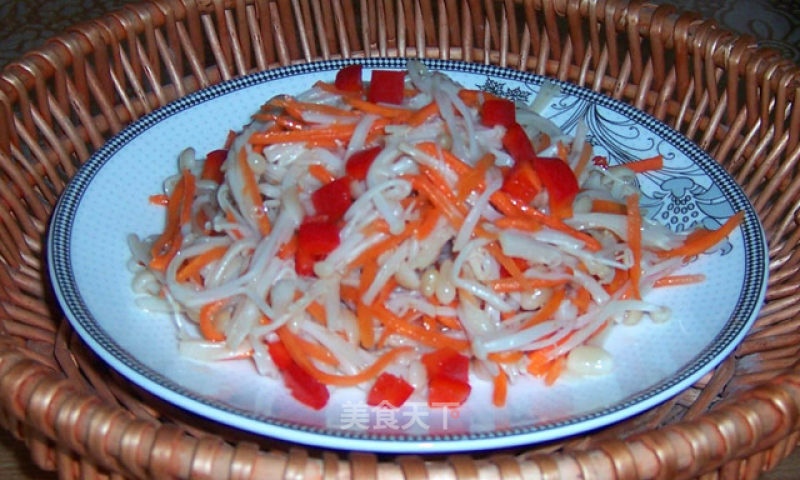 Mixed Enoki Mushrooms recipe