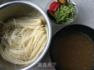 Lazy Homemade Cold Noodles recipe