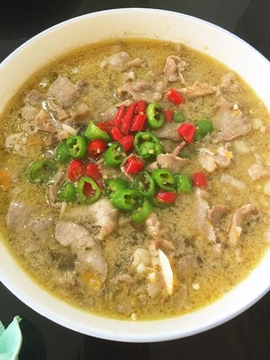 Sour Soup with Beef recipe