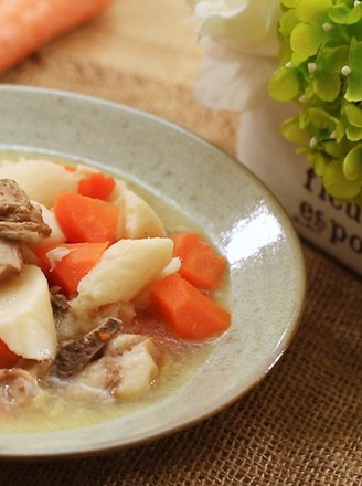 Yam Lamb Chops Soup-rosemary