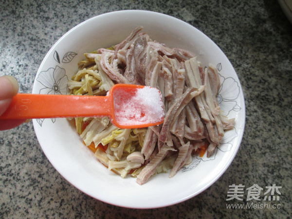 Lamb Tail and Bamboo Shoots Mixed with Pork Belly recipe