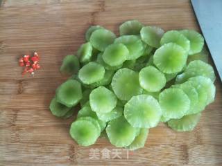 Stir-fried White Jade Mushroom with Lettuce recipe