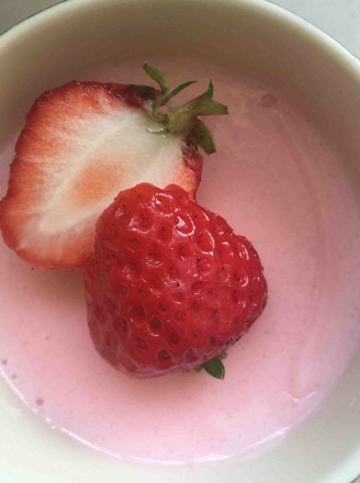 Coconut Strawberry Pudding recipe