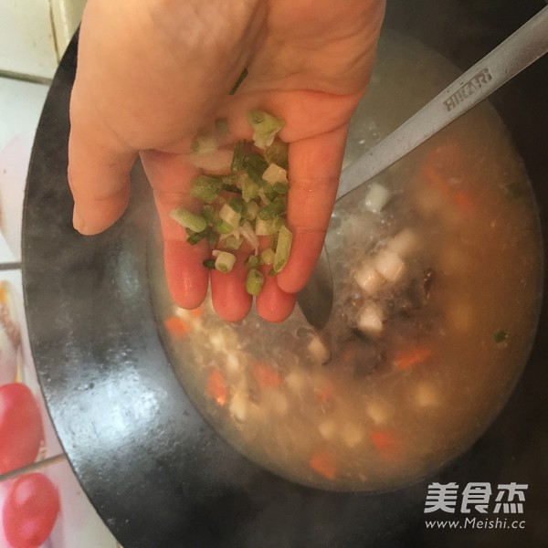 Rice and Beef Rice Cake Soup recipe