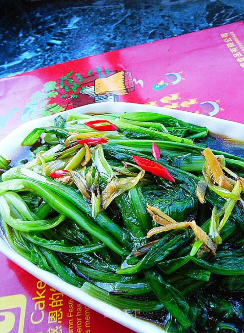 Lettuce in Oyster Sauce recipe