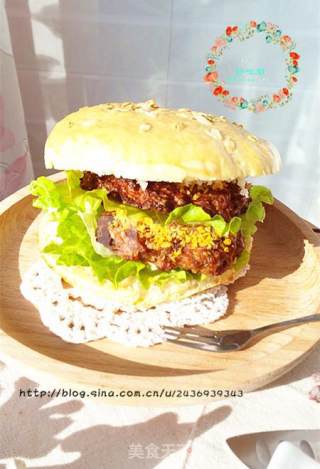 Double Pork Chop Burger recipe