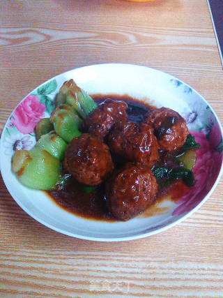 Meat Ball with Soy Sauce recipe