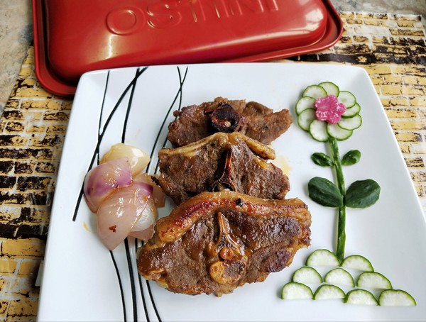 Fried Butterfly Lamb Chops recipe