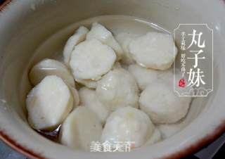 Cucumber Mixed with Cuttlefish Balls recipe