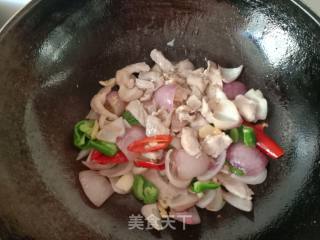 Stir-fried Pork with Green Red Pepper and Onion recipe