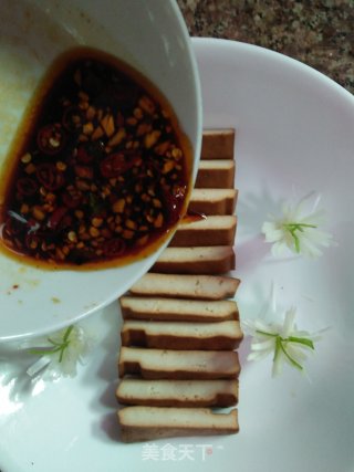 Dried Tofu with Cold Dressing recipe