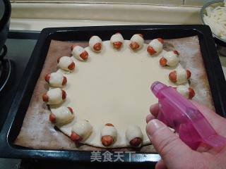 Pastry Making "mini Hot Dog Pizza" recipe