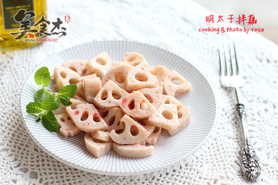 Mentaiko Mixed Lotus Root recipe