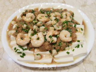 Tofu with Shrimp and Scallops recipe