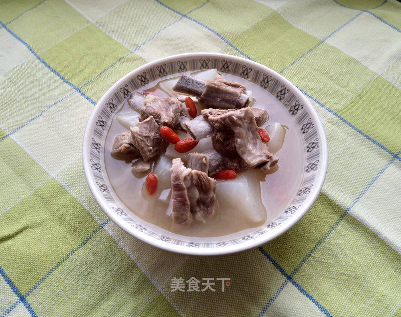 Stewed Lamb Chops with White Radish recipe