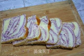 Liquid Seed Purple Sweet Potato Toast recipe