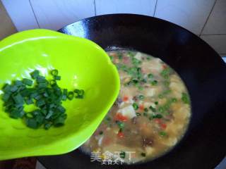 Minced Beef and Bean Curd Soup recipe