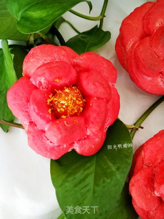 # Fourth Baking Contest and is Love to Eat Festival# Red Rose Flower Bread recipe
