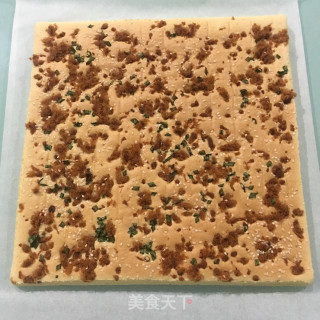 #aca Fourth Baking Contest and is Love to Eat Festival# Meat Floss Cake recipe