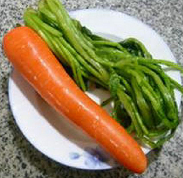 Pickled Vegetables and Carrot Dumplings recipe