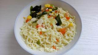 Steamed Noodles with Garlic, Eggplant and Shrimp recipe