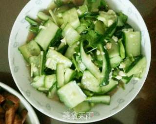 Fresh and Not Spicy Cold Cucumber recipe