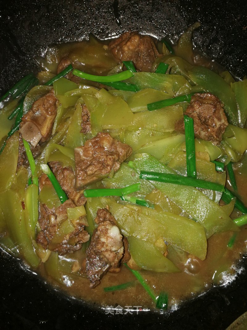 Ribs Braised Lettuce recipe