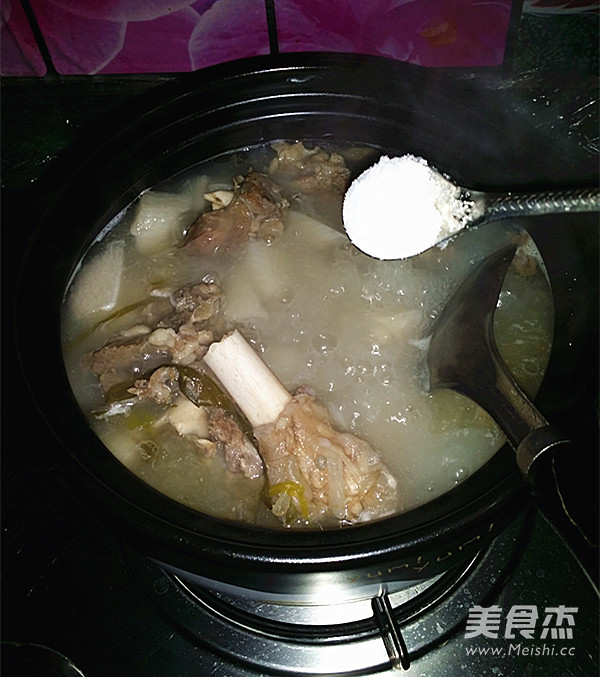 Sheep Bone Yam Soup recipe