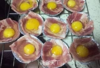 #春日美食#original Bacon Quail Sun Eggs recipe